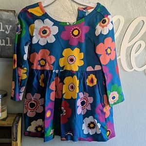 Gently used floral Hanna Andersson tunic